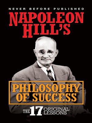 cover image of Napoleon Hill's Philosophy of Success